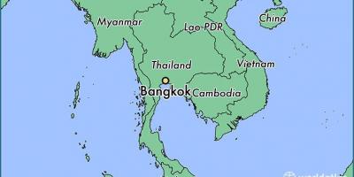 Zemljevid bangkok državi