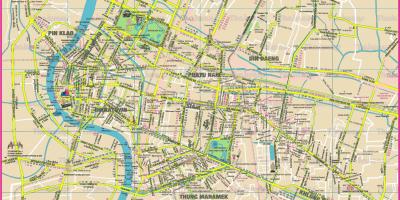 Zemljevid mesta bangkok