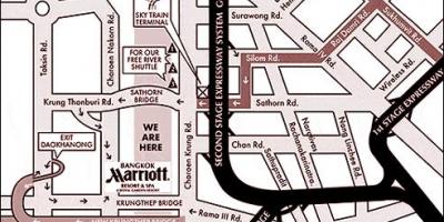 Zemljevid marriott bangkok